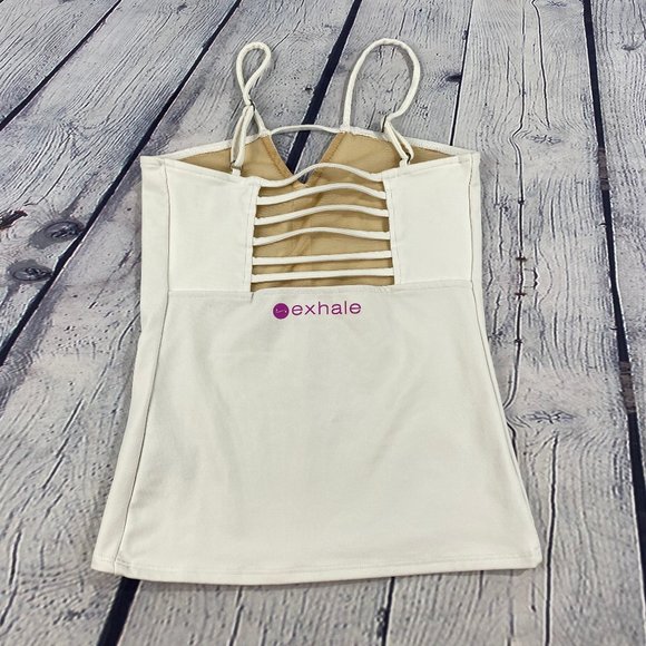 Exhale by David Lerner Cage Back Top White Strappy - Picture 3 of 6